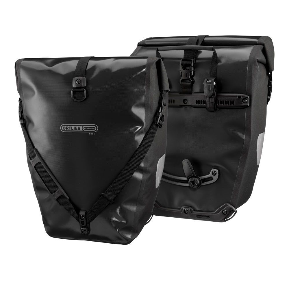 Ortlieb Back-Roller PVC-Free Pannier Bag - Black - F5103 - PAIR!